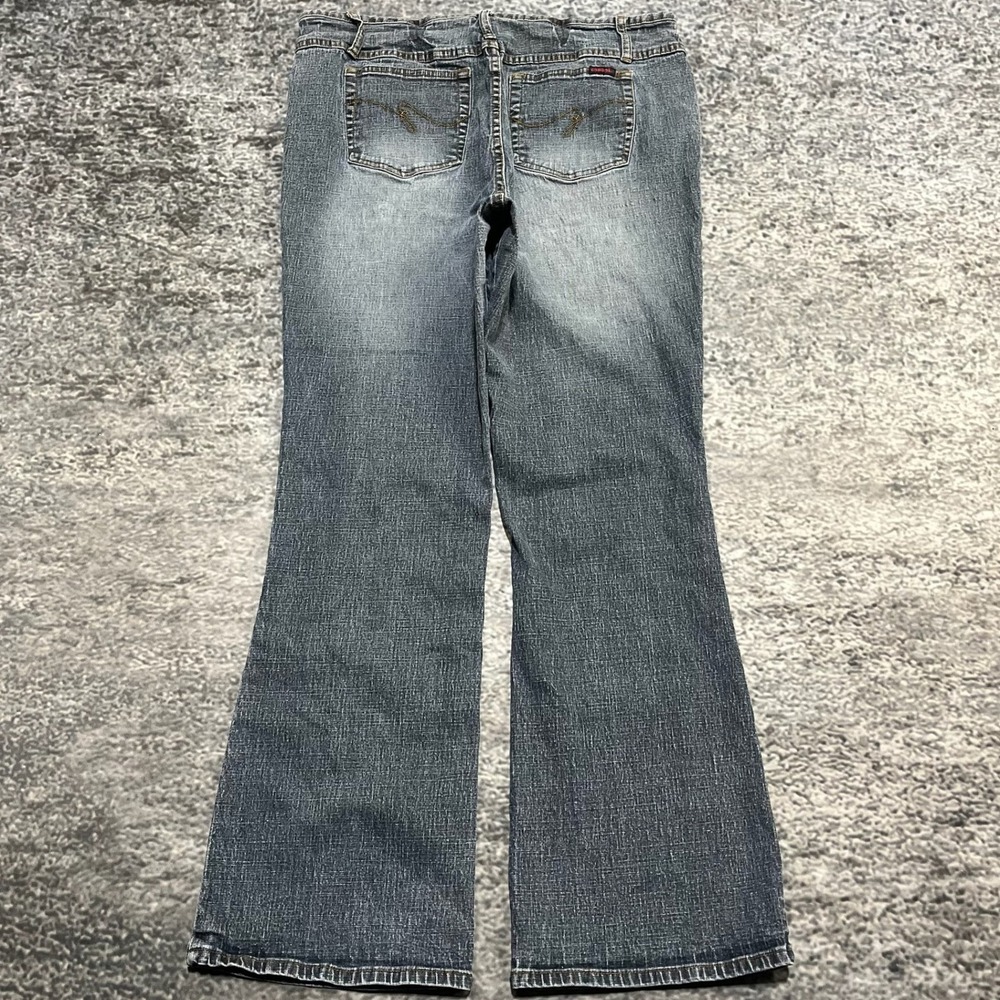 Vintage Y2K Zana Di Jeans Womens 16 (34x30) Blue Bootcut Flare Western Hippie